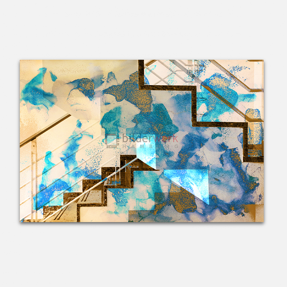 Blaue Treppe 1