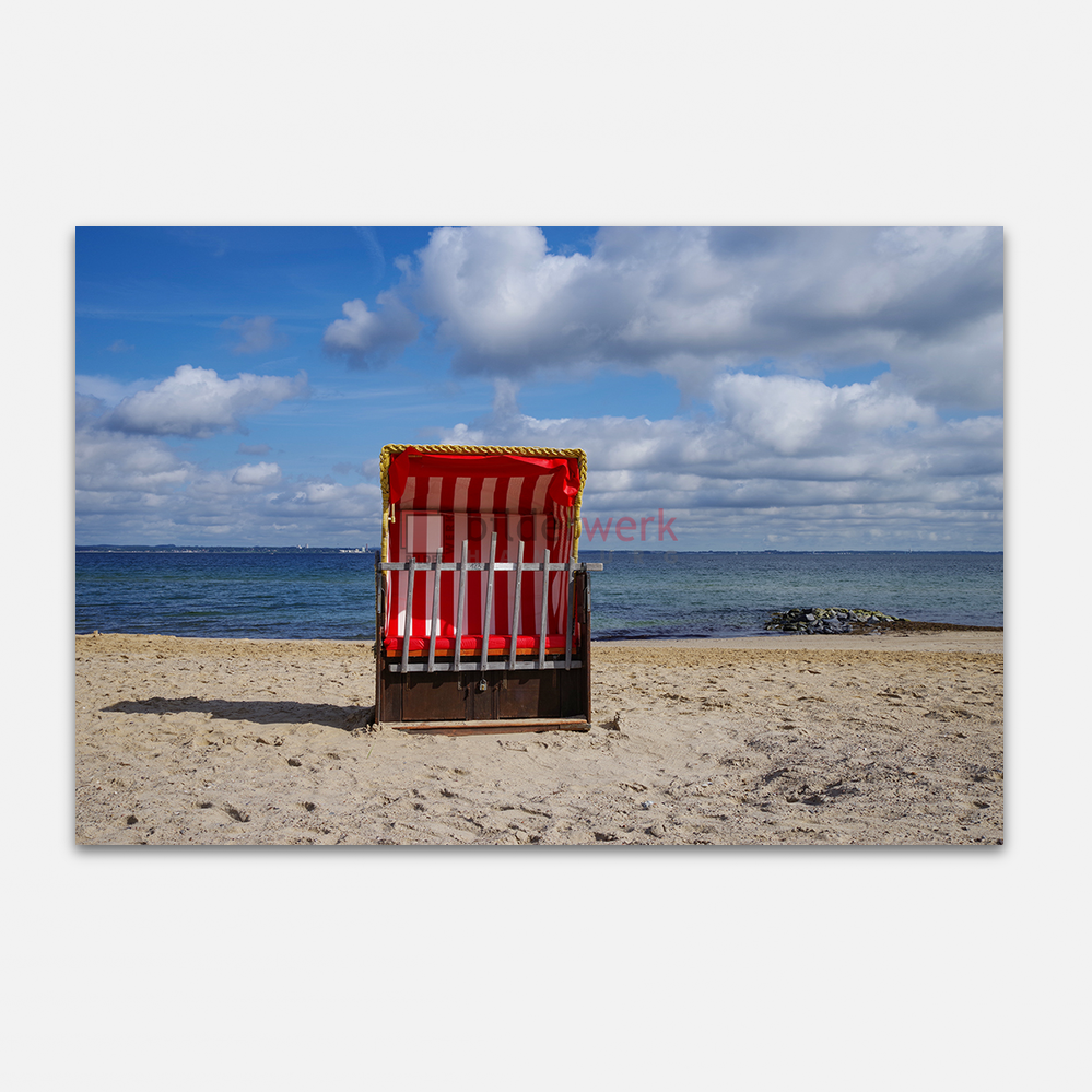 Roter Strandkorb 1